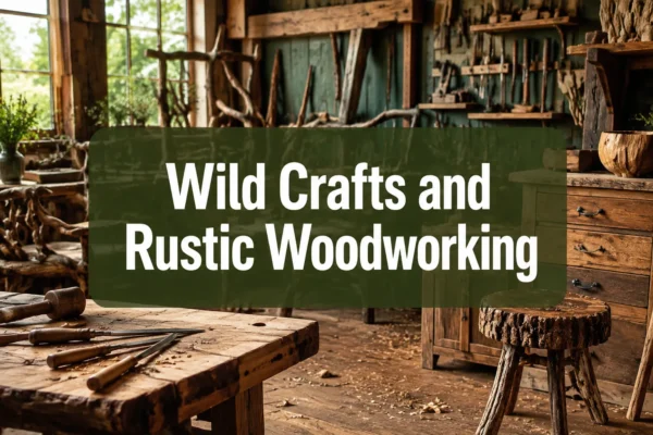 Wild Crafts and Rustic Woodworking: Building Furniture from Reclaimed and Natural Materials