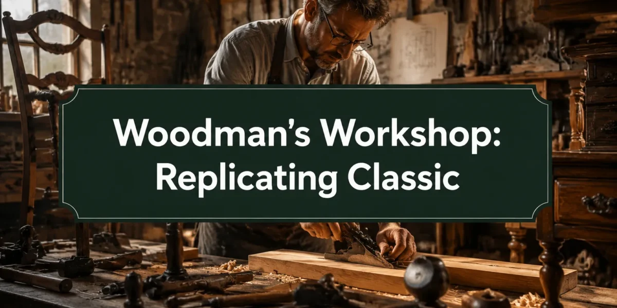 Woodman’s Workshop: Replicating Classic Woodcraft Styles from Historical Eras
