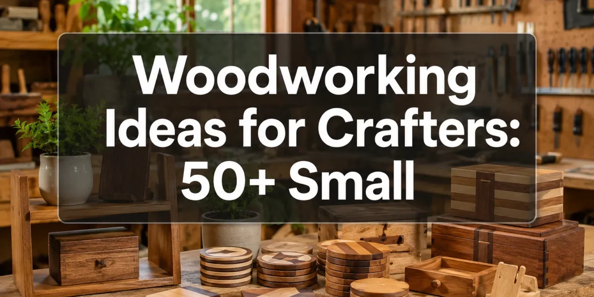 Woodworking Ideas for Crafters: 50+ Small Project Ideas to Build and Sell for Profit