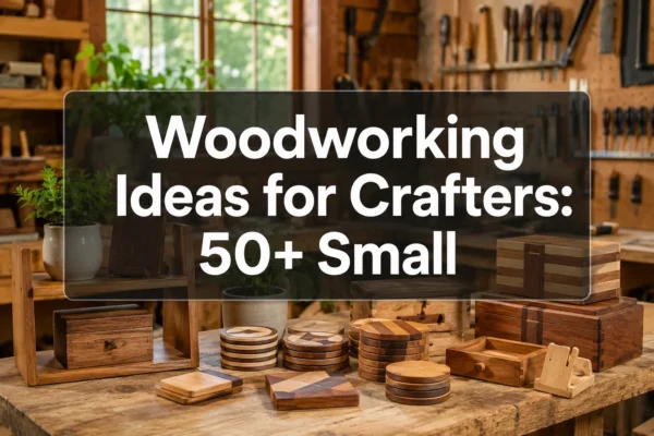 Woodworking Ideas for Crafters: 50+ Small Project Ideas to Build and Sell for Profit