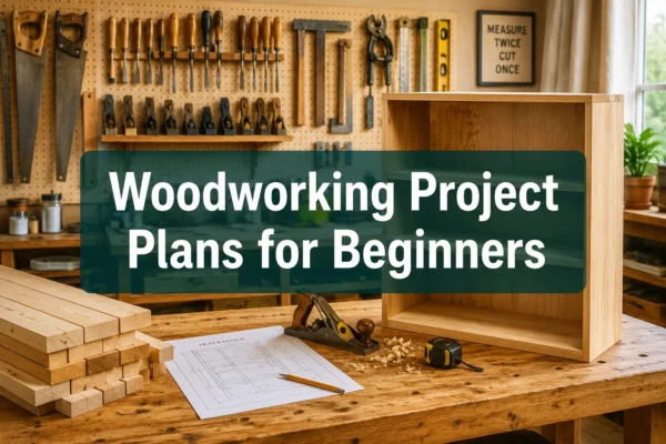 Woodworking Project Plans for Beginners: 12-Month Skill-Building Roadmap from Simple to Complex