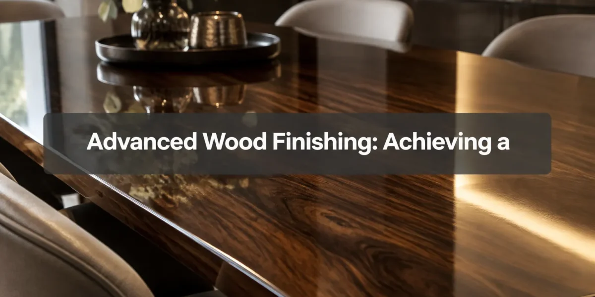 Advanced Wood Finishing: Achieving a Flawless, Commercial-Grade Sheen on Tables and Cabinets