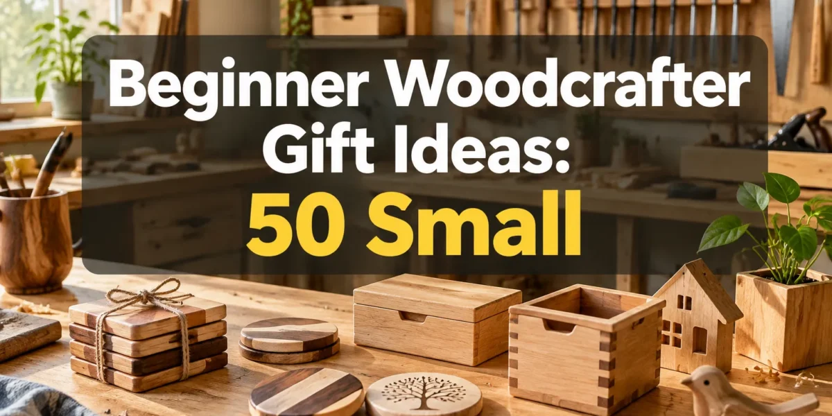 Beginner Woodcrafter Gift Ideas: 50 Small Projects That Sell Online in 2026