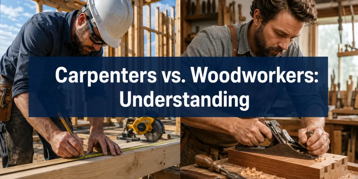 Carpenters vs. Woodworkers: Understanding Carpentry Skills That Boost Your Furniture-Making Projects