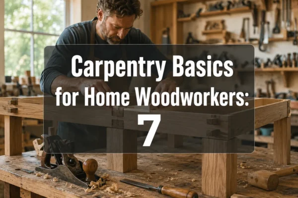 Carpentry Basics for Home Woodworkers: 7 Structural Techniques That Improve Your DIY Furniture