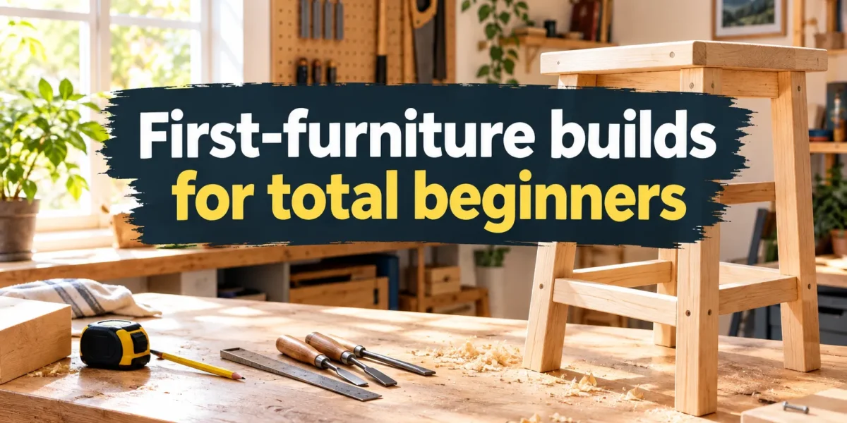 First-furniture builds for total beginners
