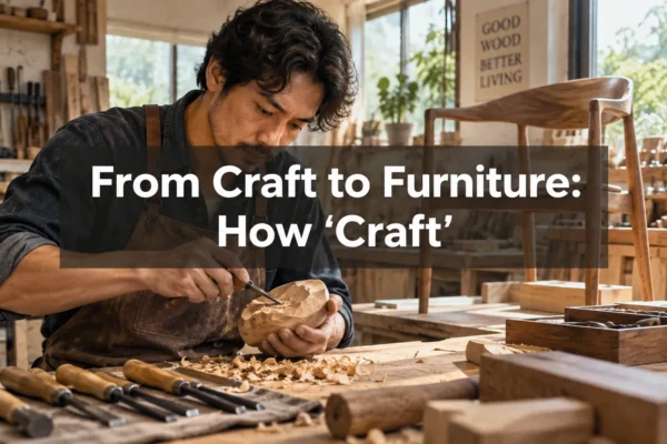 From Craft to Furniture: How ‘Craft’ Skills Translate into Real Woodworking Projects