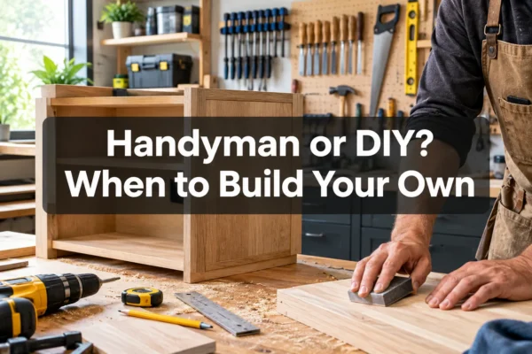 Handyman or DIY? When to Build Your Own Wood Furniture vs. Hiring Help for Installations