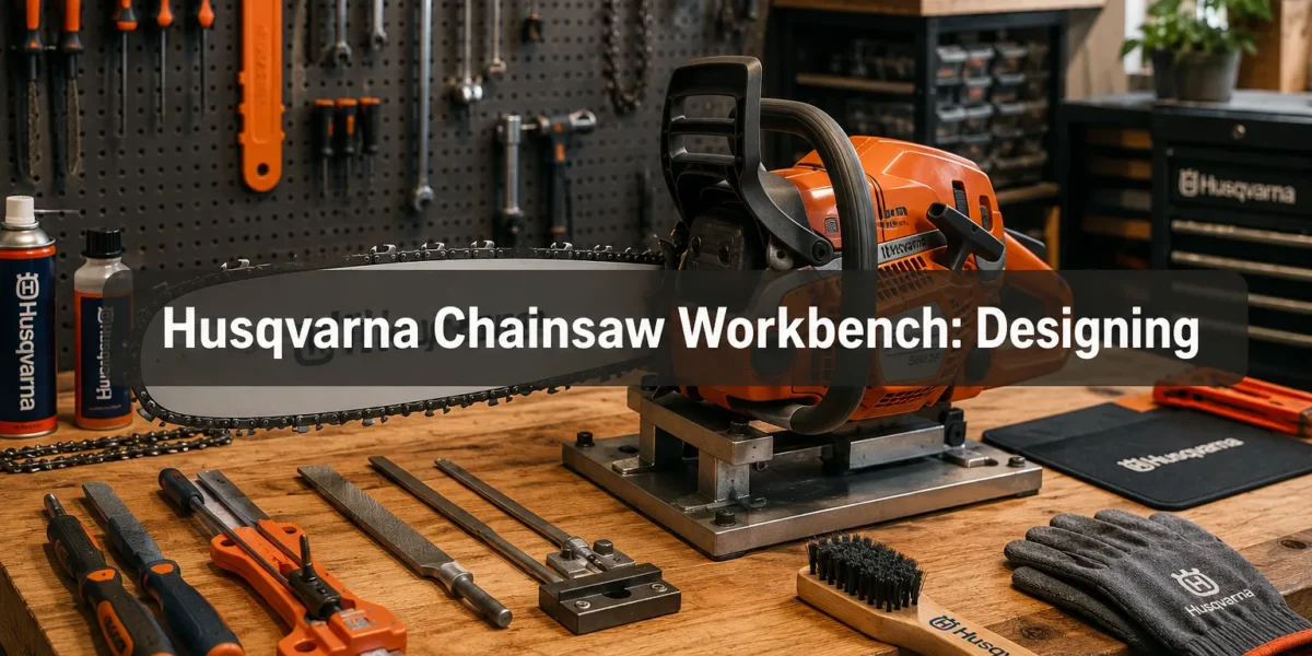 Husqvarna Chainsaw Workbench: Designing and Building a Dedicated Station for Saw Maintenance and Blade Sharpening