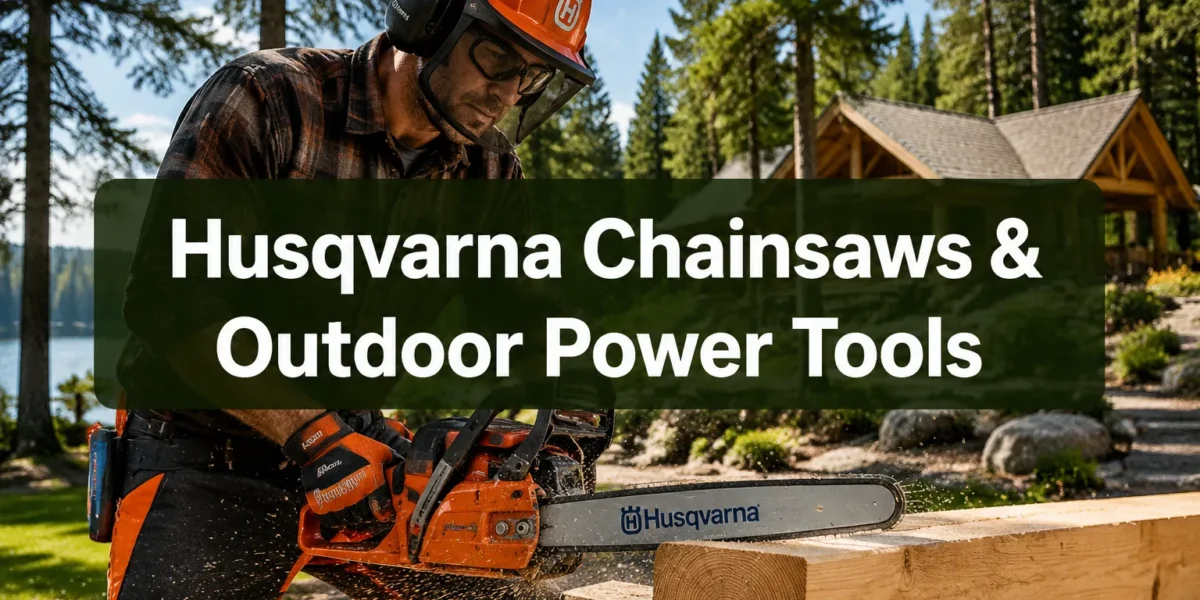 Husqvarna Chainsaws & Outdoor Power Tools for Woodworking: Beyond Milling – Advanced Timber Prep & Landscaping