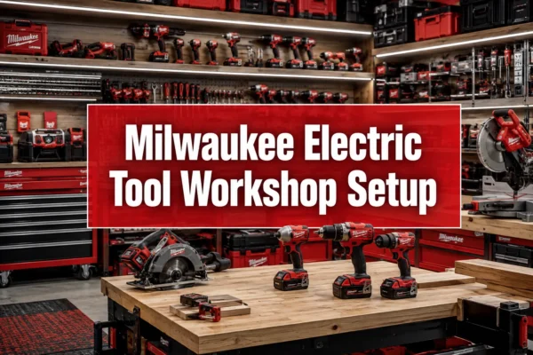 Milwaukee Electric Tool Workshop Setup: Optimizing Your Space with Cordless Systems for Efficiency