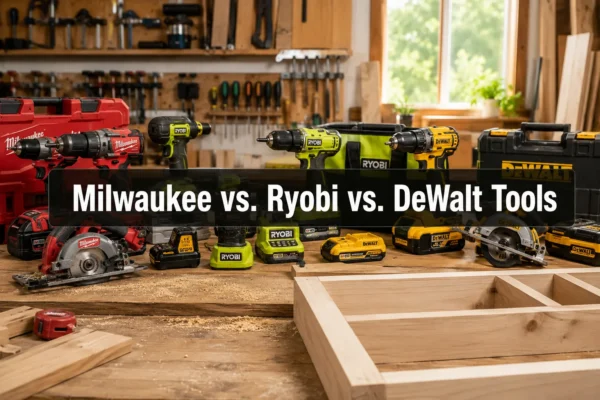 Milwaukee Electric Tools vs. Ryobi and DeWalt: Comparing Power Tool Systems for Woodworking Hobbyists