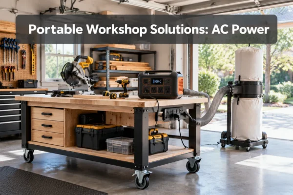 Portable Workshop Solutions: AC Power, Dust Control & Climate for Year-Round Woodworking