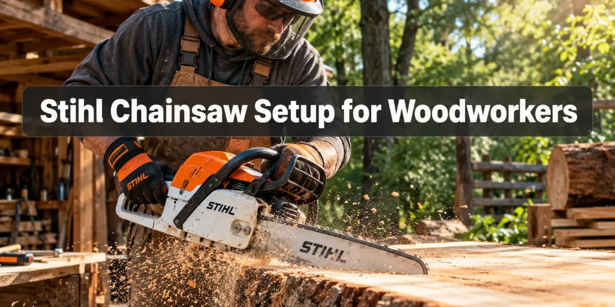 Stihl Chainsaw Setup for Woodworkers: Safe Timber Prep for Slabs, Benches, and Outdoor Projects