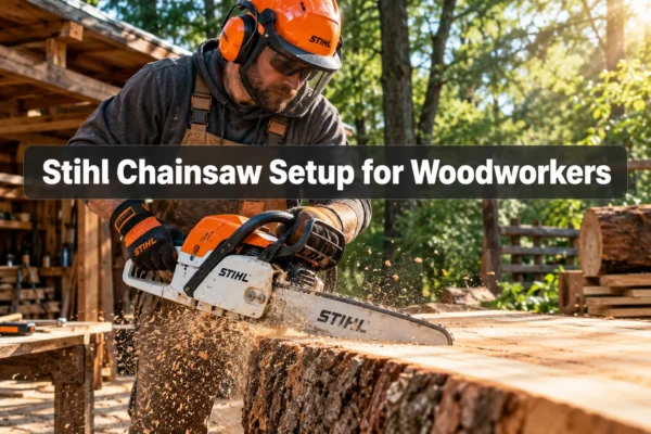 Stihl Chainsaw Setup for Woodworkers: Safe Timber Prep for Slabs, Benches, and Outdoor Projects