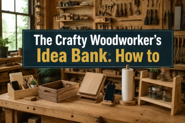 The Crafty Woodworker’s Idea Bank: How to Turn Everyday Household Needs into Practical Woodworking Projects