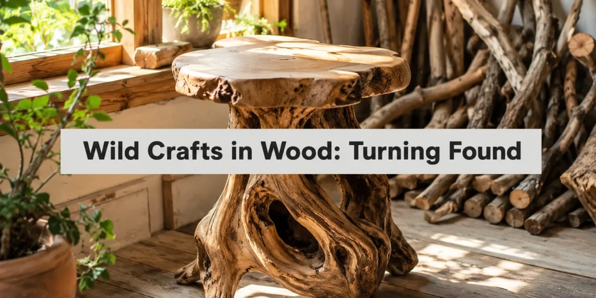 Wild Crafts in Wood: Turning Found Branches, Roots, and Driftwood into Rustic Furniture and Decor