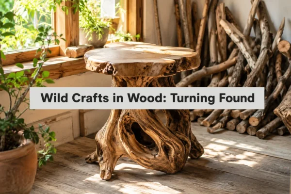 Wild Crafts in Wood: Turning Found Branches, Roots, and Driftwood into Rustic Furniture and Decor