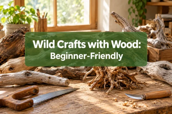 Wild Crafts with Wood: Beginner-Friendly Projects Using Found Branches, Roots, and Natural Forms
