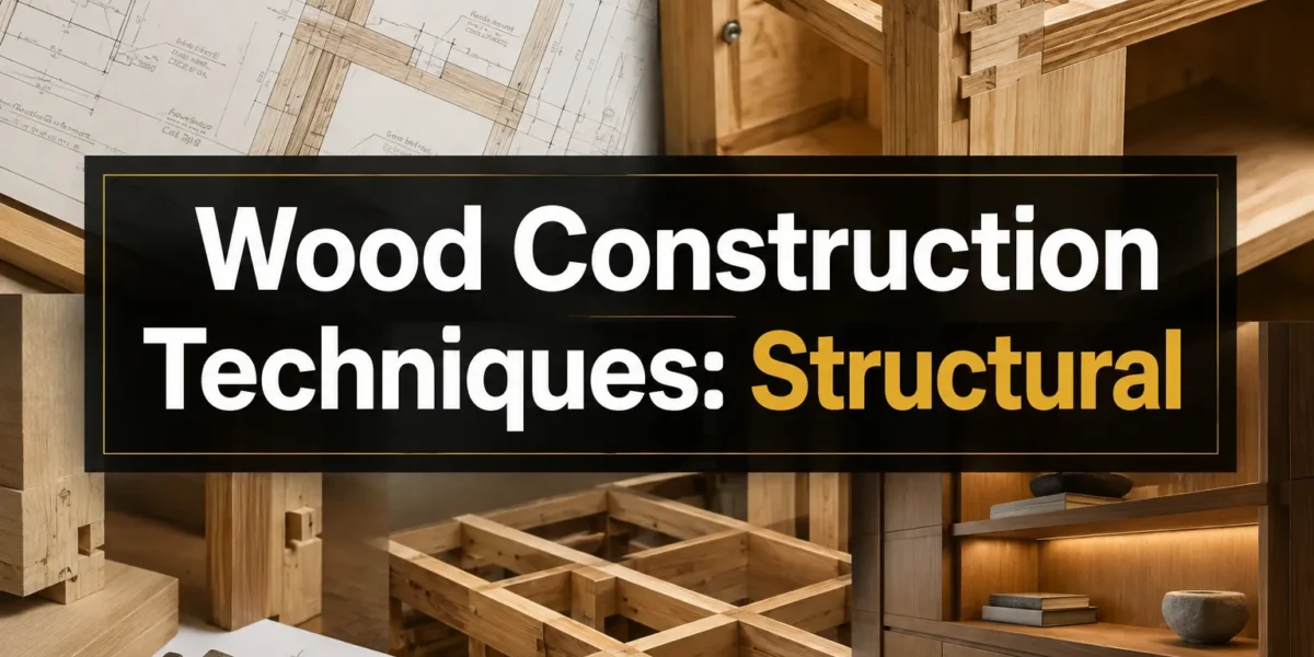 Wood Construction Techniques: Structural Methods for Custom Built-ins and Integrated Furniture