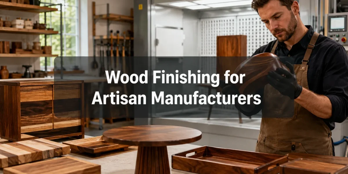 Wood Finishing for Artisan Manufacturers: Achieving Production-Ready Finishes for Small Batch Goods
