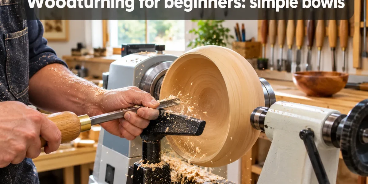 Woodturning for beginners: simple bowls and decor
