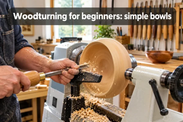 Woodturning for beginners: simple bowls and decor