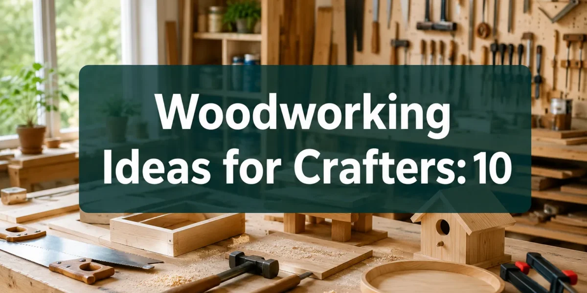 Woodworking Ideas for Crafters: 10 Beginner-Friendly Projects You Can Build in a Weekend