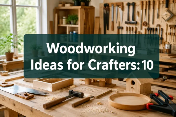 Woodworking Ideas for Crafters: 10 Beginner-Friendly Projects You Can Build in a Weekend