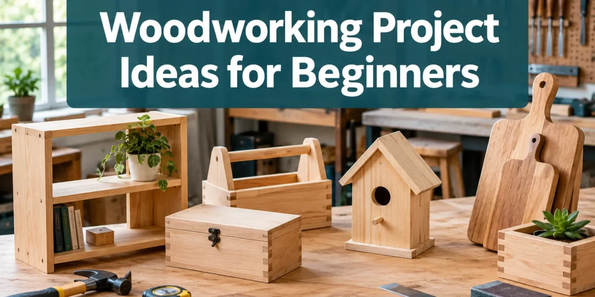 Woodworking Project Ideas for Beginners: 10 Profitable Builds Under 10 Hours