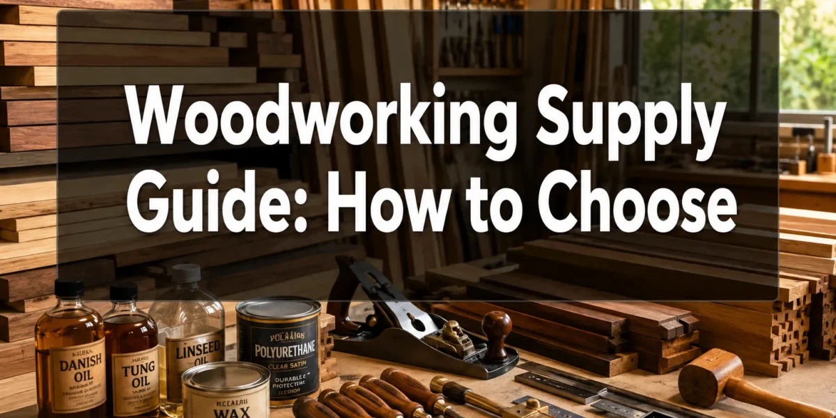 Woodworking Supply Guide: How to Choose the Right Art and Craft Supplier for Quality Lumber and Finishing Products