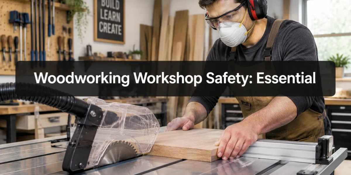 Woodworking Workshop Safety: Essential Guards, Dust Masks & Injury Prevention for Power Tool Users