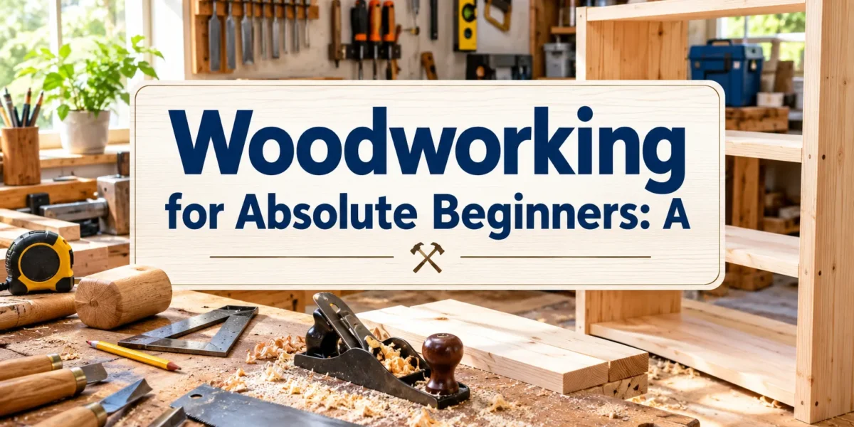 Woodworking for Absolute Beginners: A Practical Guide to Carpentry Skills for Furniture Making