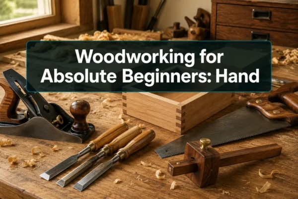Woodworking for Absolute Beginners: Hand Tool-Only Starter Projects Without a Full Workshop