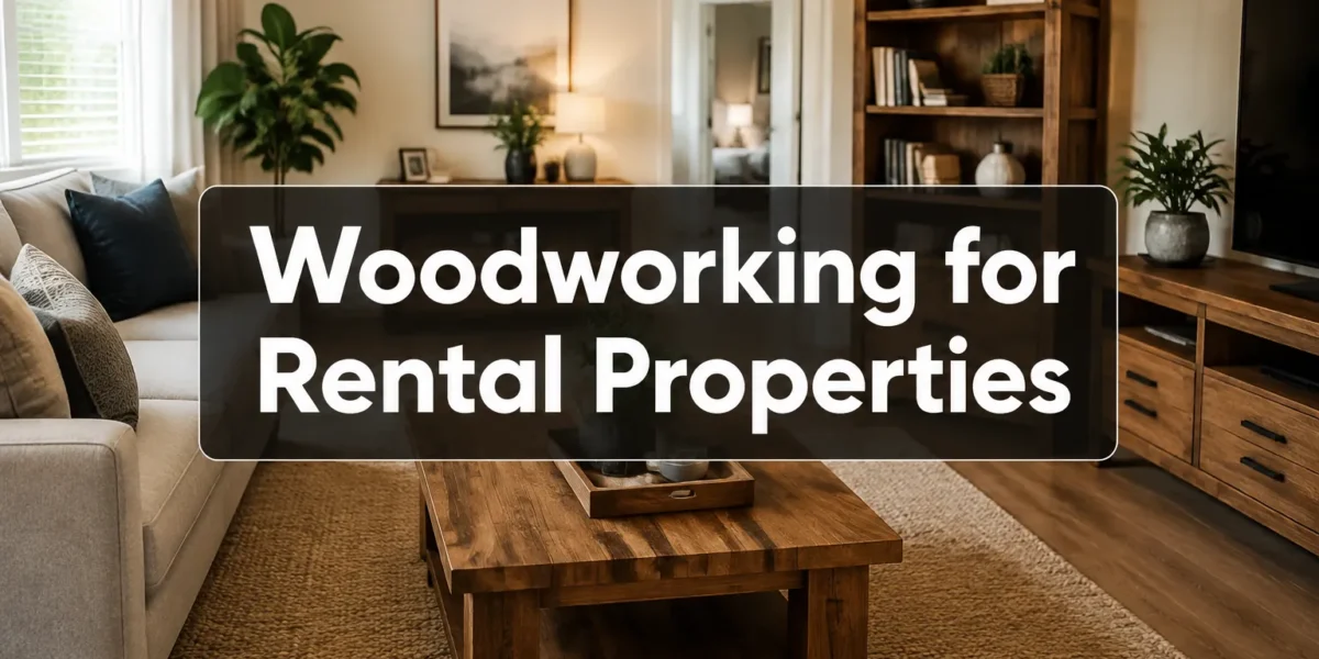 Woodworking for Rental Properties: Building Furnished Finder-Style Furniture for Durability & Appeal