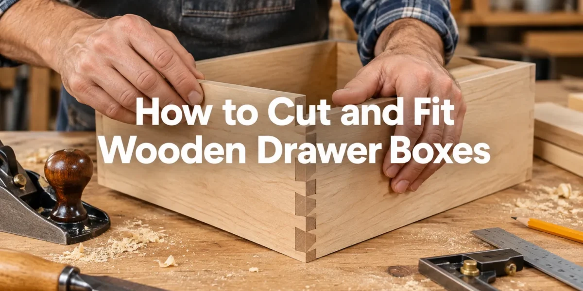 How to Cut and Fit Wooden Drawer Boxes with Half-Blind Dovetails, Dados, and Captive Bottoms