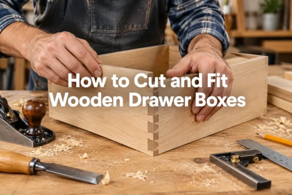 How to Cut and Fit Wooden Drawer Boxes with Half-Blind Dovetails, Dados, and Captive Bottoms